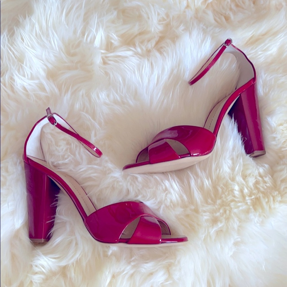 Giuseppe Zanotti Red Block Heels 👠😍